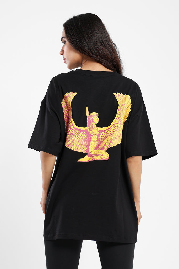 GOLD ISIS WINGS UNISEX TEE - T-shirts - Opio Shop